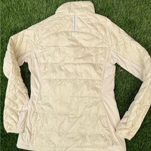 Lululemon Cream Quilted Jacket